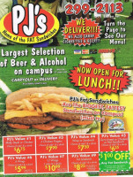 Pj's Sandwiches food