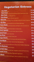 Mantra Indian Cuisine menu