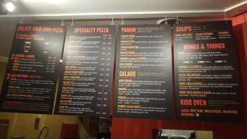 The Oven Pizza Co. menu