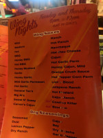 Jimmy K's And Grille menu