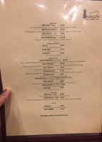 Bongo's menu