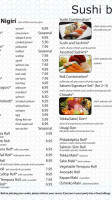 Satomi Sushi menu