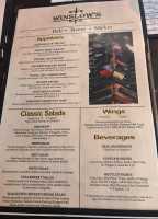 Winslow's menu