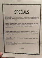 Capisce - S. Lake Tahoe menu