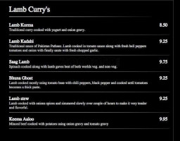 Kabab And Curry's menu