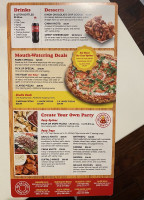 Porky's Pizza menu