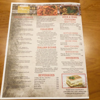 Cannataros menu