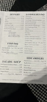 Charger House menu