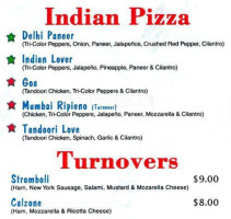 212 New York Pizza menu