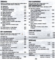 Cafe Mcbryde menu