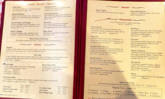 Tarantino's Pizzeria menu