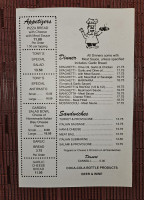 Tony's Little Italy menu