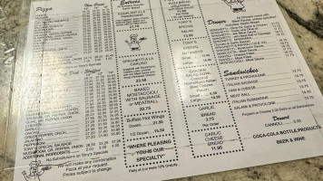 Tony's Little Italy menu