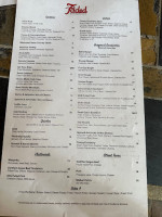 Faded bistro and Beer Garden menu