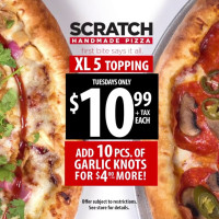 Scratch Pizza food