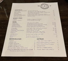 Saint Dinette menu