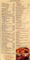 Grande Pizza menu