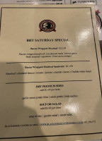 Black Horse Tavern Grill menu