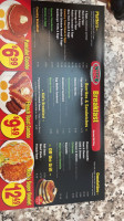 Nick's Super Burgers menu