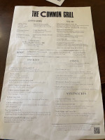 Common Grill menu