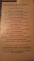 Stone Inn menu