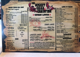 The Bucket Crab Crawfish menu