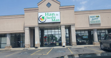 Han The Sushi Man outside