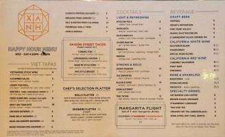 Xanh menu