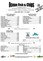 Ocean Fish Chips menu