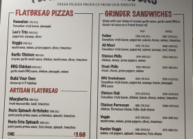 Leonardi's Pizza menu