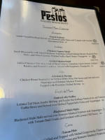 Pesto's Italian Restaurant menu