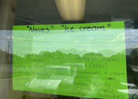 Miracle's Homemade Ice Cream Shop menu