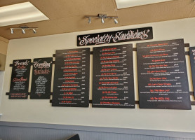 The Sandwich Spot menu