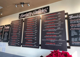 The Sandwich Spot menu