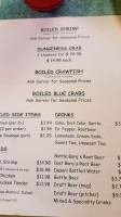 Perino's Boiling Pot menu