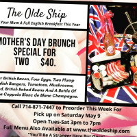 The Olde Ship food