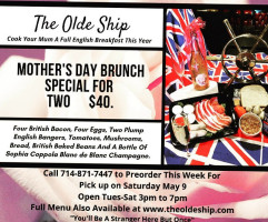 The Olde Ship food