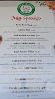 Chaat Bhavan Sunnyvale menu