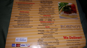 Robino's Pizza Italian Grill food