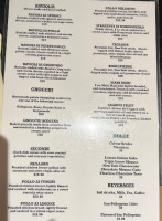 Le Nonne menu