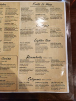 La Bella Italia menu