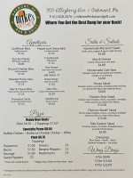 Mike's Wife's Grill menu