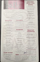 Toast menu