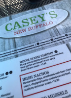 Casey's New Buffalo menu