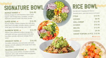 Jj's Poke Bowl food