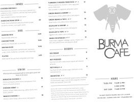 Burma Cafe inside