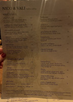 Nico Vali Italian Eatery menu