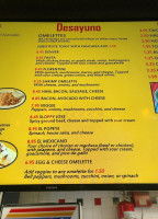 Great Mex Grill menu