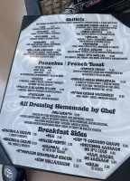 Big Lake Family menu