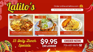 Lalito's Mexican food